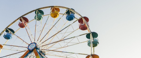 The Tuileries Fun Fair and sales bargains make a bright summer